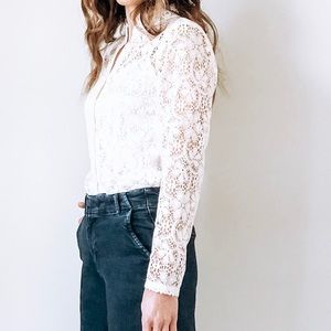 Beautiful lace detail blouse